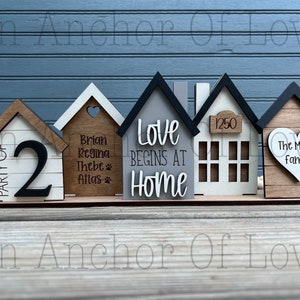 Personalized family sign, Custom Standing House Decor, Farmhouse Decor, House warming, New family gift, Christmas gift, Mothers Day Gift