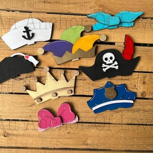 Interchangeable Hats Bundle: Laser Cut Shelf Sitter Hats
