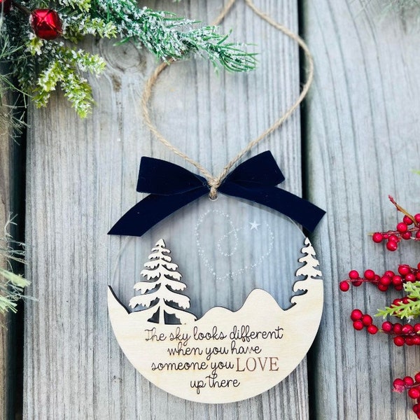 The Sky Looks Different When You Have Someone You Love up There Svg - Etsy