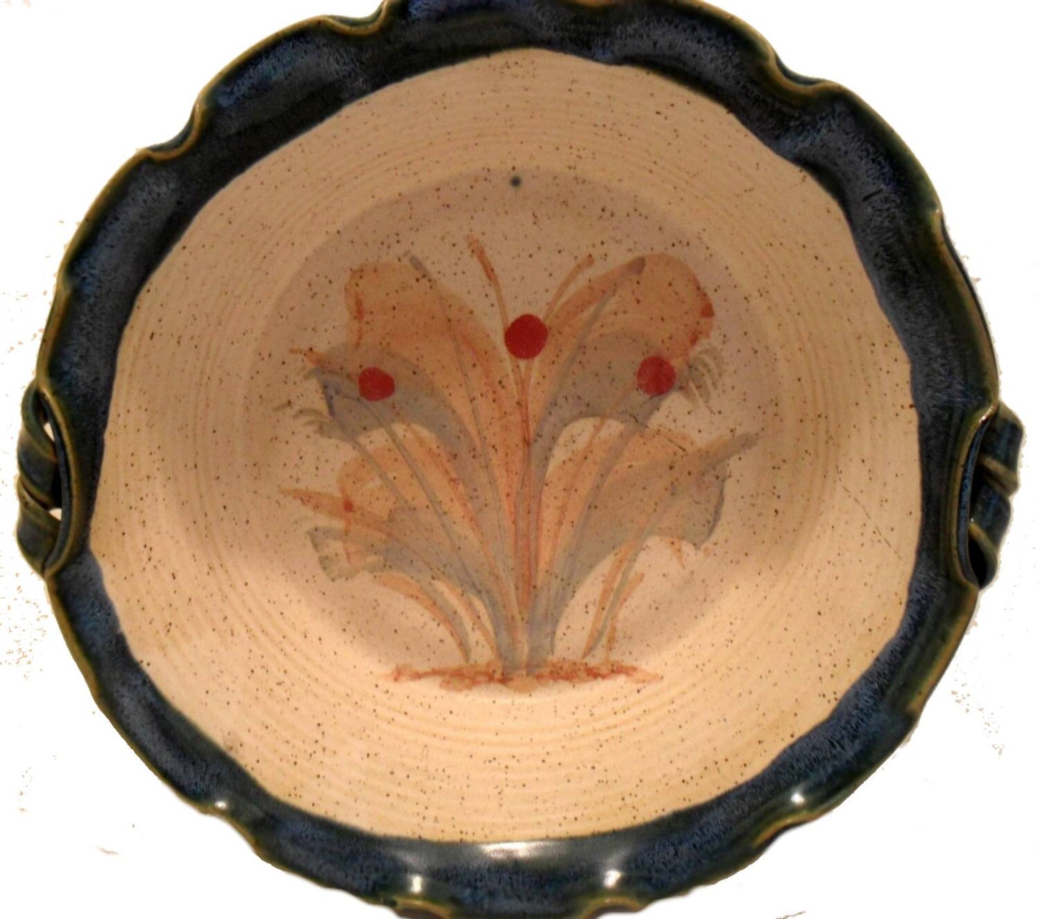 Russell Wood Vintage Pottery Bowl Troy NC Etsy