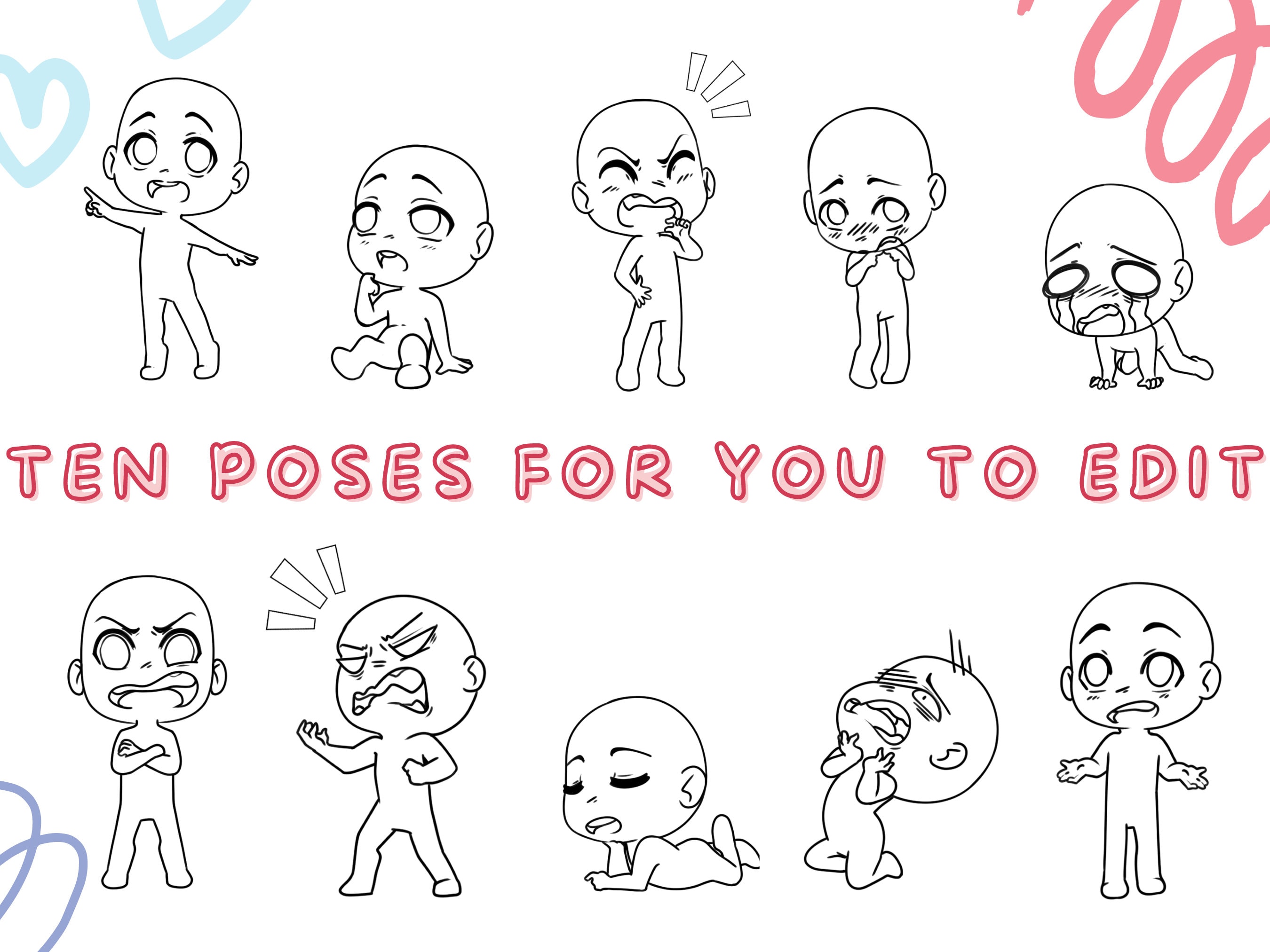 Pngtuber CHIBI Base Pack DIGITAL DOWNLOAD Etsy India Pngtuber CHIBI Base Pack DIGITAL DOWNLOAD Etsy India