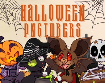 HALLOWEEN PNGtuber kant-en-klare verpakking