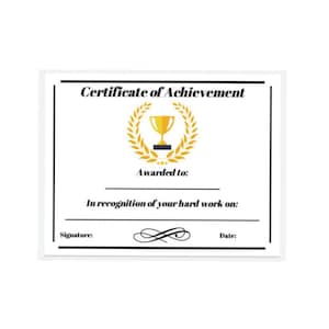 Border/Trophy Certificate Template-Digital