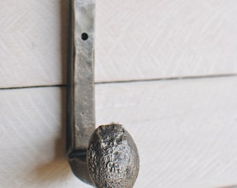 Hand-forged Railroad Spike Decorative Wall Hook