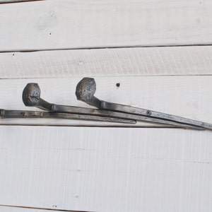 Modern 3 Hook Hand-forged Railroad Spike Wall Coat Rack