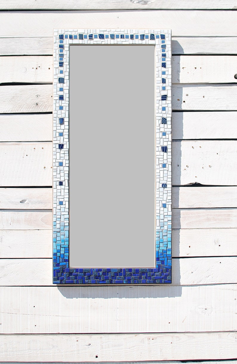 CUSTOM Mosaic Wall Mirror, Large Decorative Rectangular Mirror, Made to Order image 9