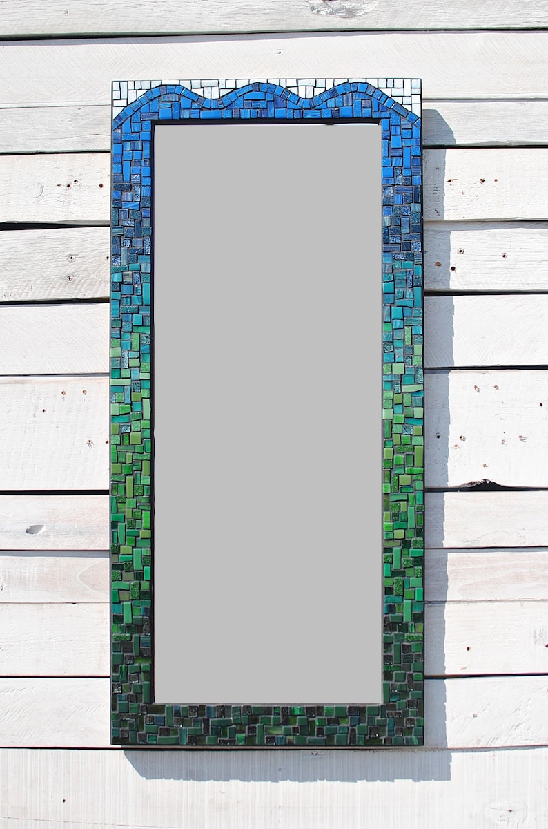 CUSTOM Mosaic Wall Mirror, Large Decorative Rectangular Mirror, Made to Order image 10