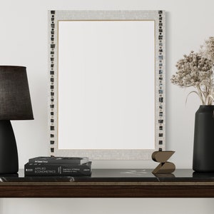 CUSTOM Mosaic Wall Mirror, Large Decorative Rectangular Mirror, Made to Order image 2