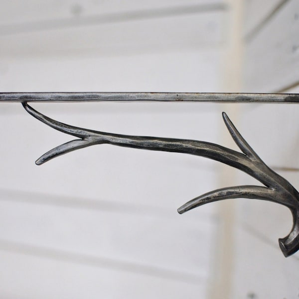 Forest Shelf Bracket, Hand-forged Metal Shelf Bracket, MADE TO ORDER