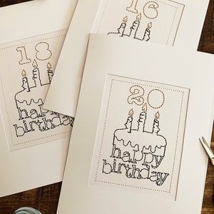 Cartão de aniversário personalizado para a idade | Grandes ideias para presentes de aniversário | Cartão de felicitações personalizado para 18º | 21º | 30º | 40º | 50º | 60º | 70º | 80º