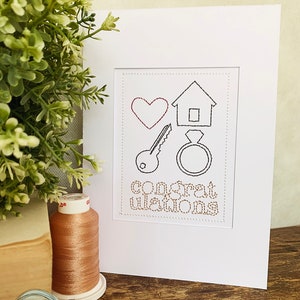 Gepersonaliseerde Welcome Home Gift Idea | Home Sweet Home | Huis warming card | Nieuw begin | Gefeliciteerd New Couple Adventure
