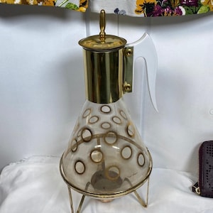 Vintage - MCM Coffee Decanter - &quot;Atomic Burst&quot; By Fred Press