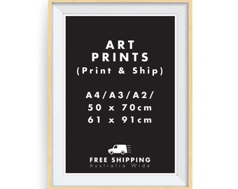 Print & Ship, Art Prints, Wall Art Prints, A4 Prints, A3 Prints, Large Prints, Quality Wall Art, Poster Prints, Free Shipping, Quality Art