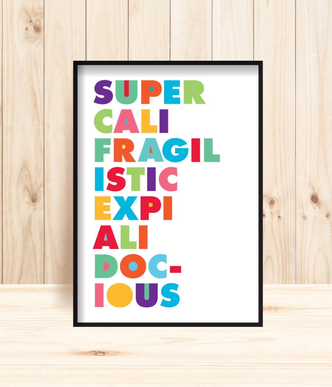 Supercalifragilisticexpialidocious Print Disney Printable | Etsy