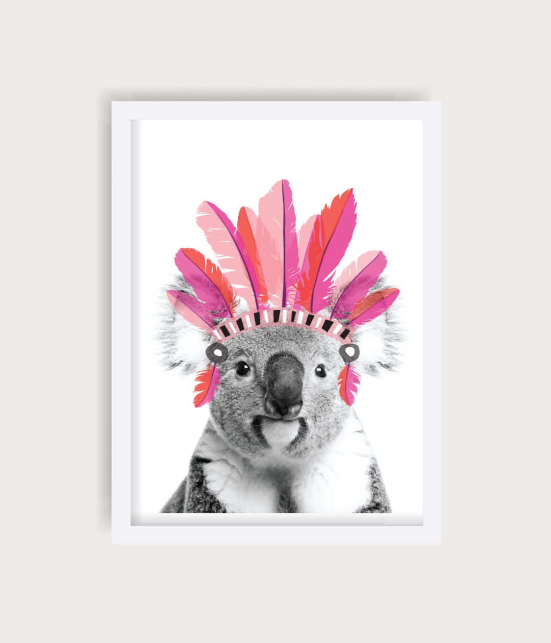Girls Nursery Prints, Koala Nursery Wall Art, Cute Koala Wall Art ...