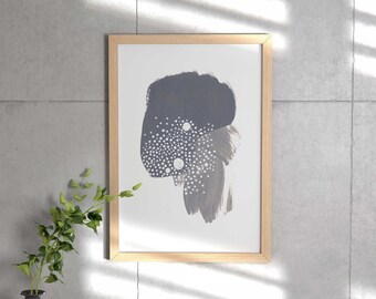 Gray Trendy Minimalist Wall Art