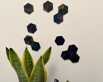 Abstract Wall Sculpture - Starry Night