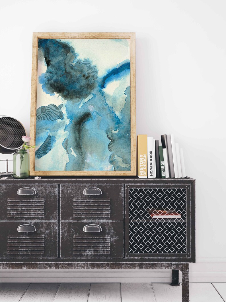 Abstract Watercolor Print Abstract Art Gifts Large Art Etsy