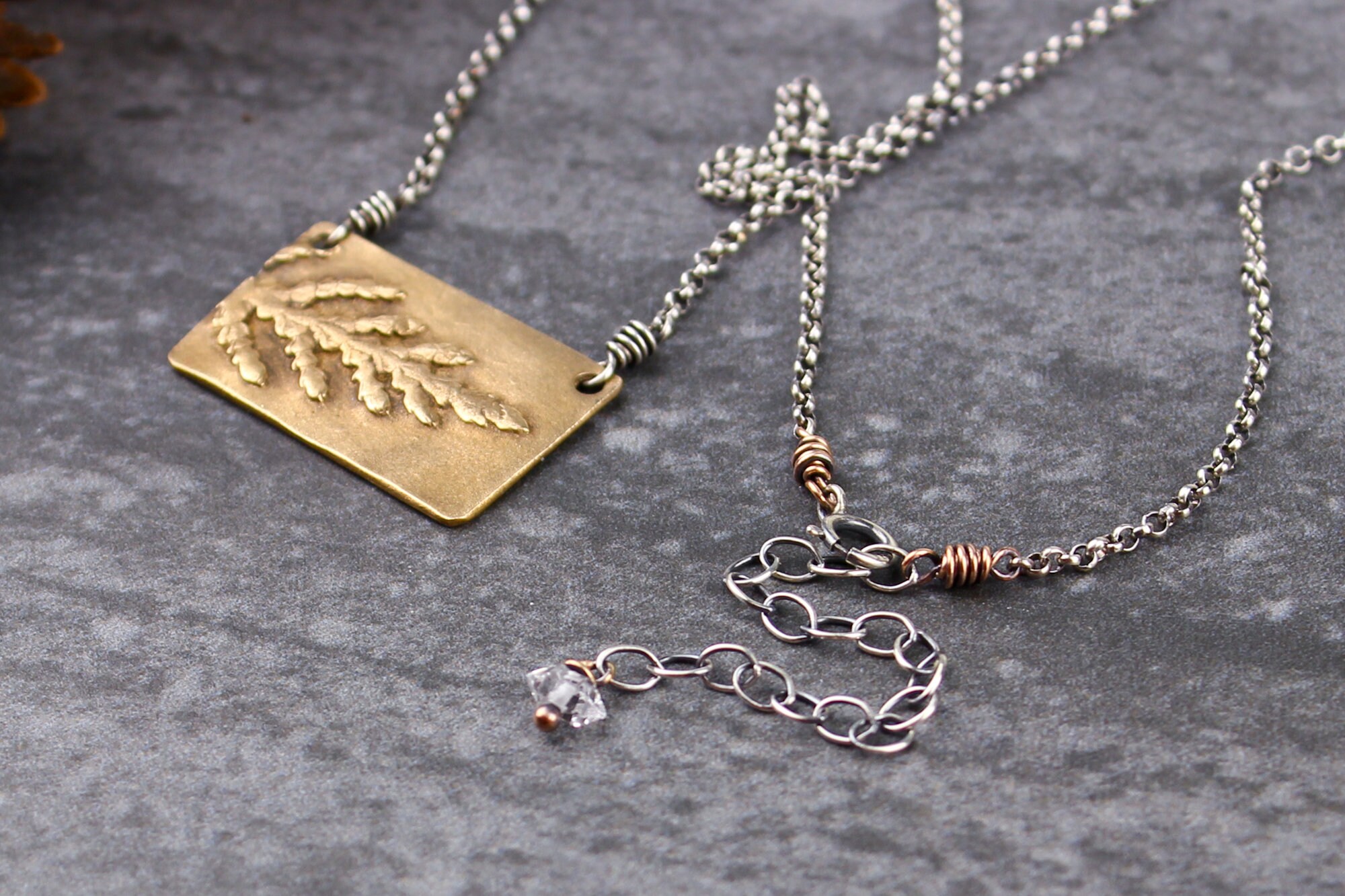 Details about   Cedar Necklace in Bronze or Sterling Silver Fall Fashion Necklace Tree Pendant 