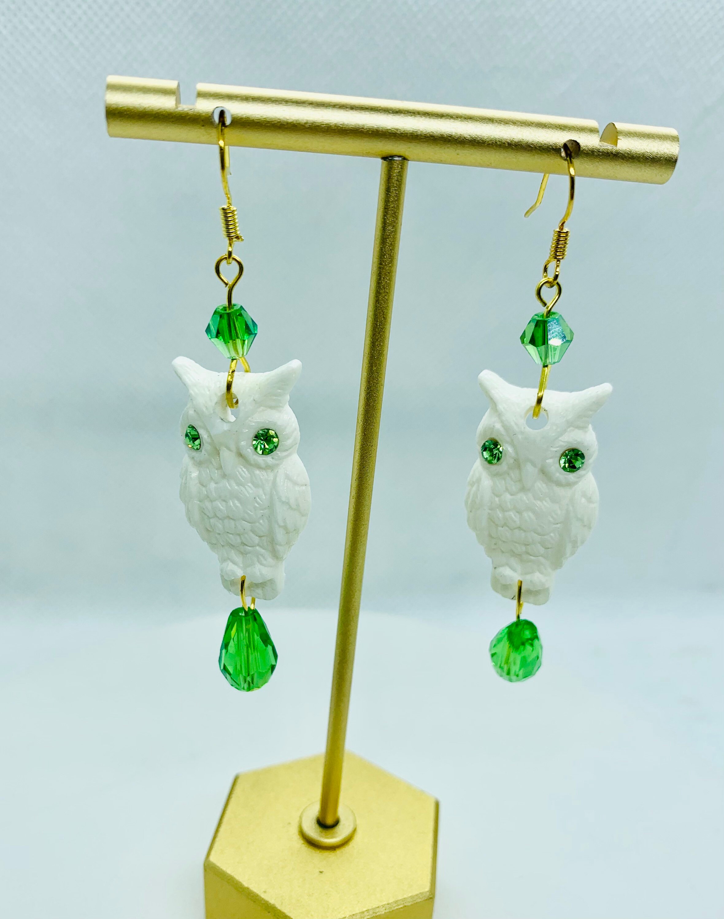 Inateannal Simpatico Gufo Orecchini Cristallo Gufo Orecchini Vintage Zaffiro Goccia Orecchini Blu Zirconia Strass Animale Gufo Orecchini Gioielli Per Le Donne E Le Ragazze