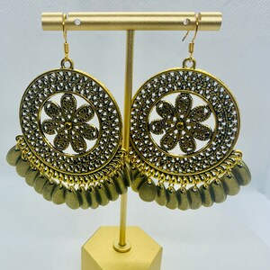 Colorful Moroccan Inspired Chandelier earrings