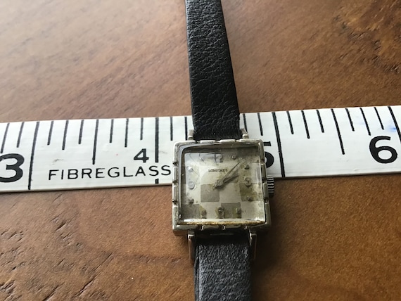 Longines square deals watch vintage