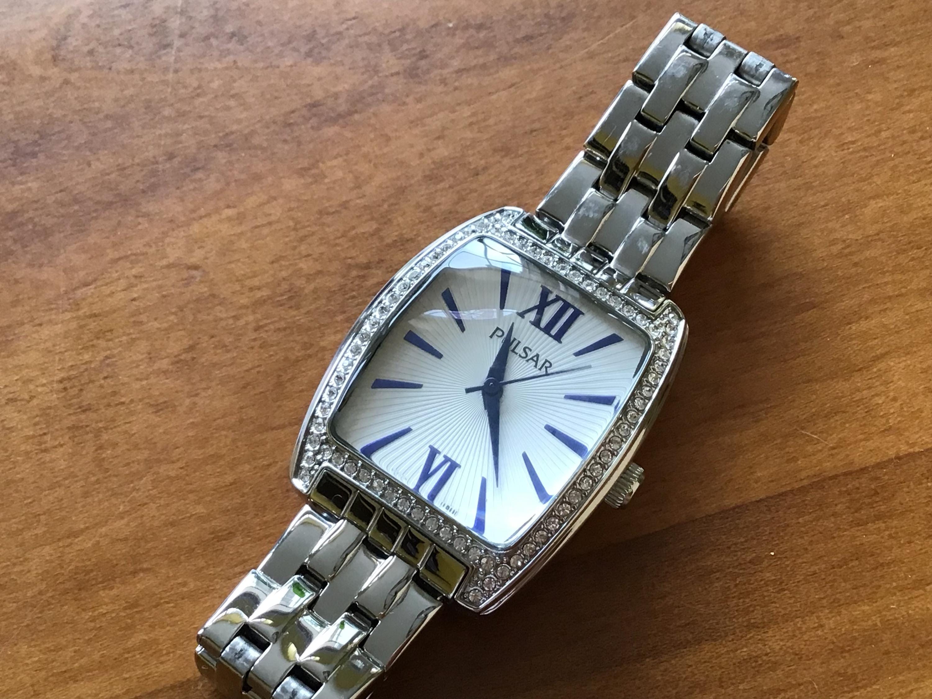 Pulsar Watch With Crystals - Etsy