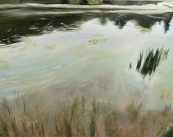 Sauble River - Giclée print of original acrylic painting