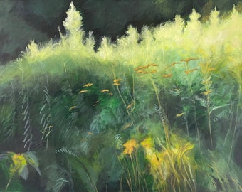 Goldenrod - Giclée print of original acrylic painting