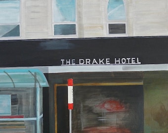 The Drake Hotel - Giclée print of original acrylic artwork