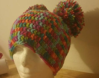 Pom-pom hat