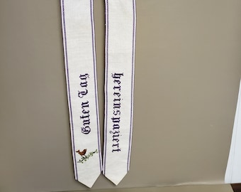 Vintage German Priest Clergy Stole-Hand Embroidered