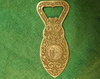Vintage French Souvenir Bottle Opener-Our Lady of Lourdes-Catholic Religious