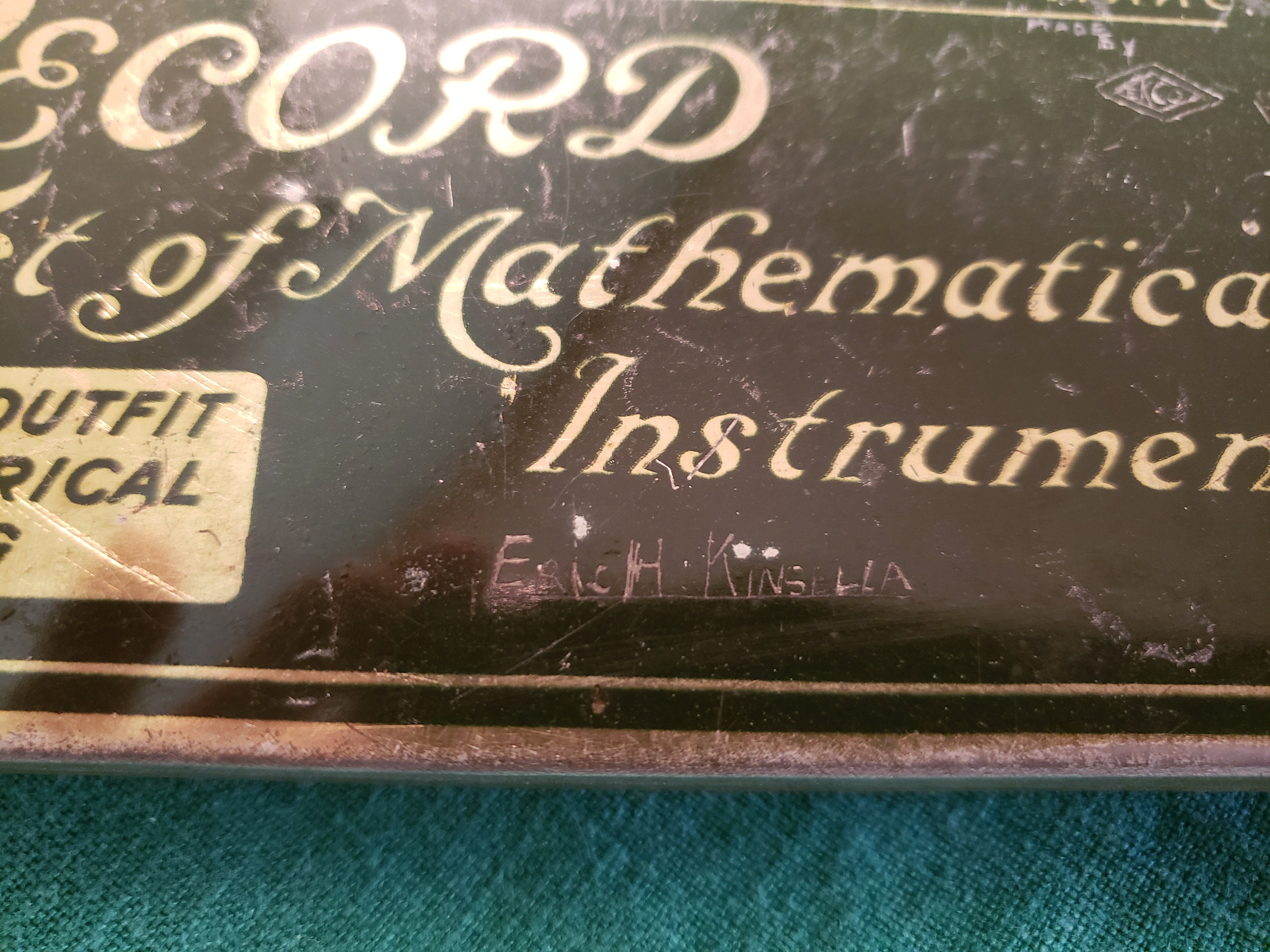 Antique English Record Set of Math Instruments-complete! in Old ...