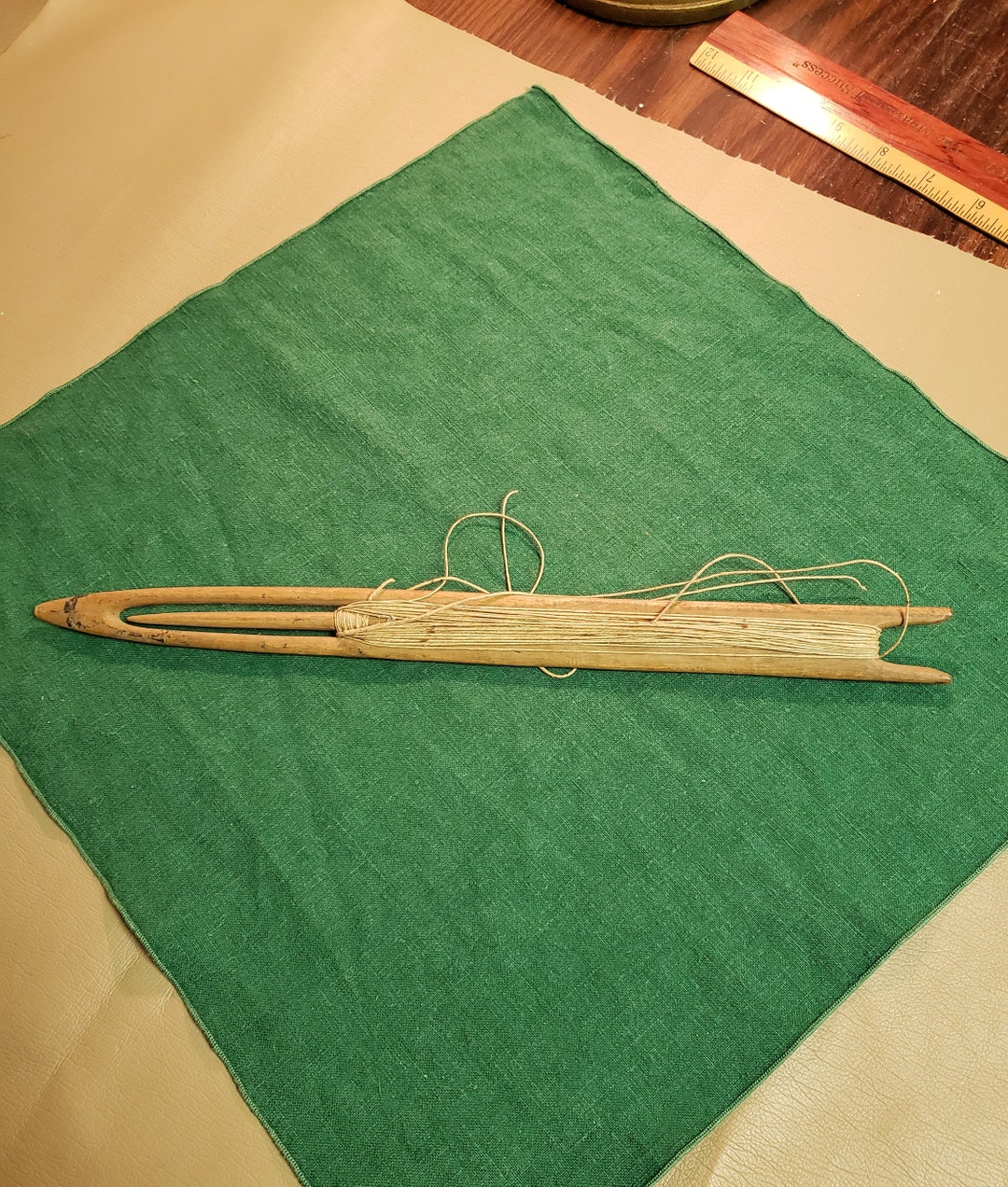 Antique French Wooden Fishing Net Needle or Shuttleold and BIG Etsy