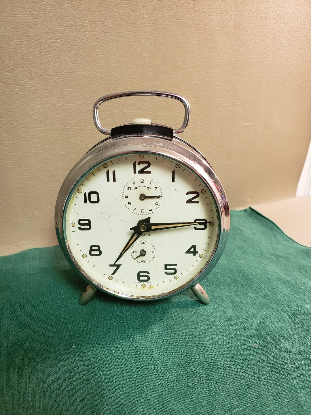 Vintage Italian Veglia Alarm Clock for Decor Etsy