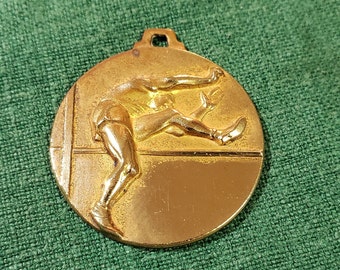Vntage 1956 French Athletc Medal Pendant, Le Sor Sports Award