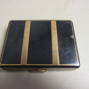 Vintage French Women's Compact-Mirror, Powder, Lipstick-Makeup Cosmetic