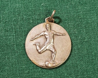Vintage Italian Soccer Medal Award-Italian Football Federation