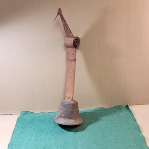 Vintage French Bronze & Iron Doorbell-Working! Store Bell