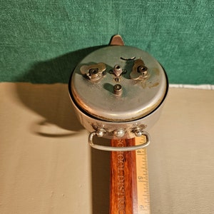 Vintage Melux German Alarm Clock-Running-Old Nickle Plated Clock image 6