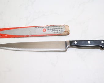 Wusthof Vintage 9 inch Carving Knife 1970's Classic Cutlery