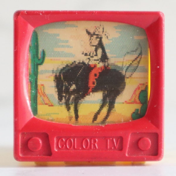 Lenticular 1960's Kohner Vari View Flicker Wiggle TV Rare Bronco Rider