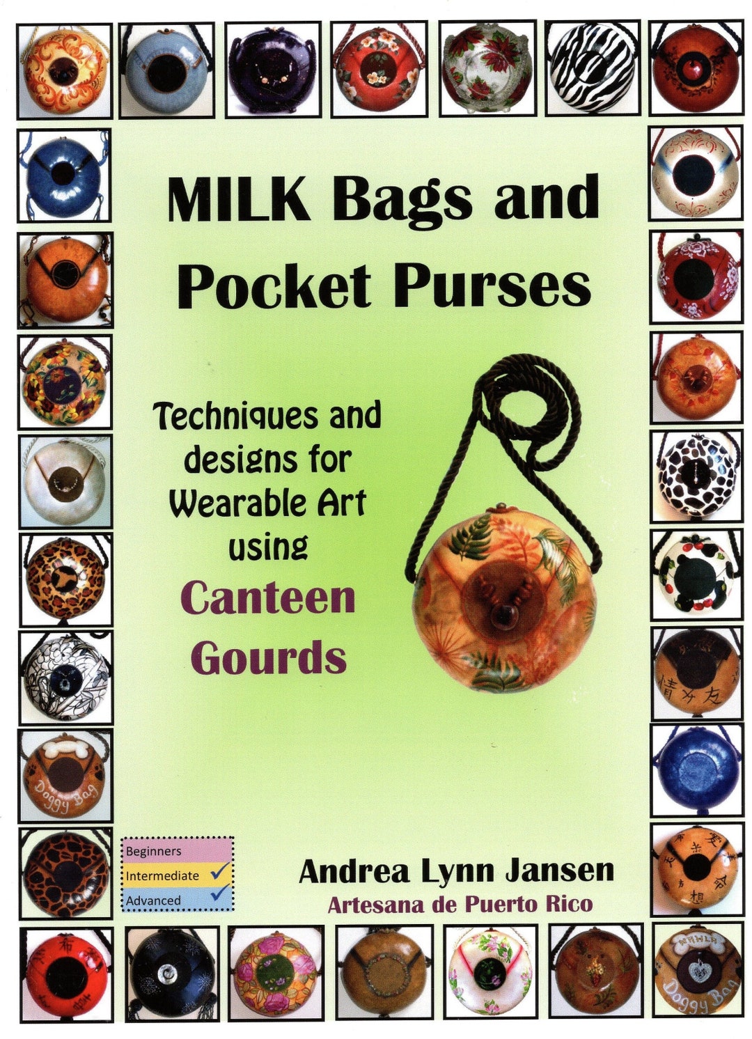 Howto Gourd Purse Book MILK Bags and Pocket Purses Using Canteen