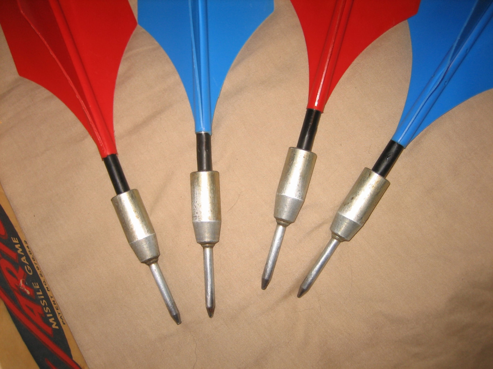 Vintage Original 1960's Jarts Lawn Darts Missile Game Toy Etsy