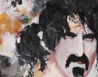 Frank Zappa painting limited edition giclee print