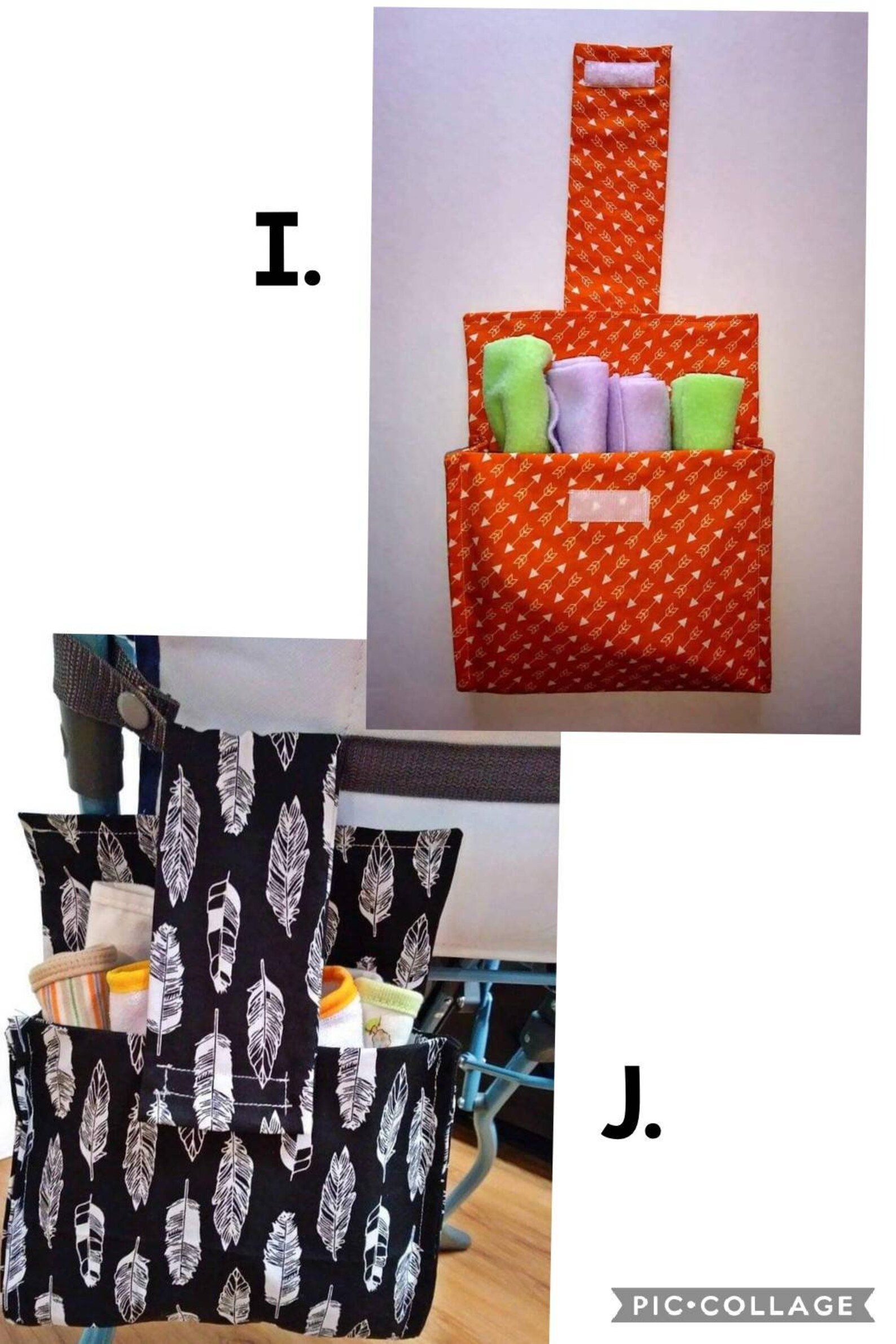 Baby Bib Organizer Hanging Nursery Storage Baby Caddy High Etsy