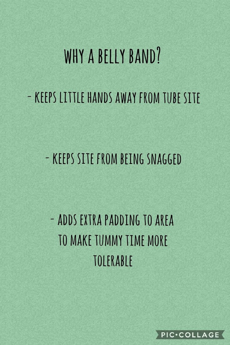 Mermaid Padded Feeding Tube Belt Belly Band for G tube or GJ Etsy