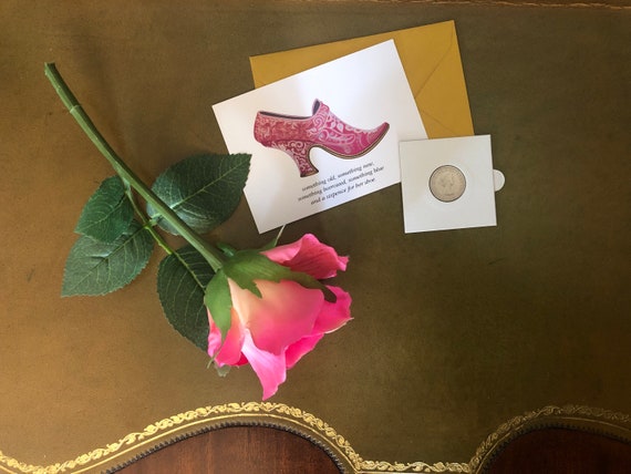 something old, something new wedding sixpence cha… - image 2