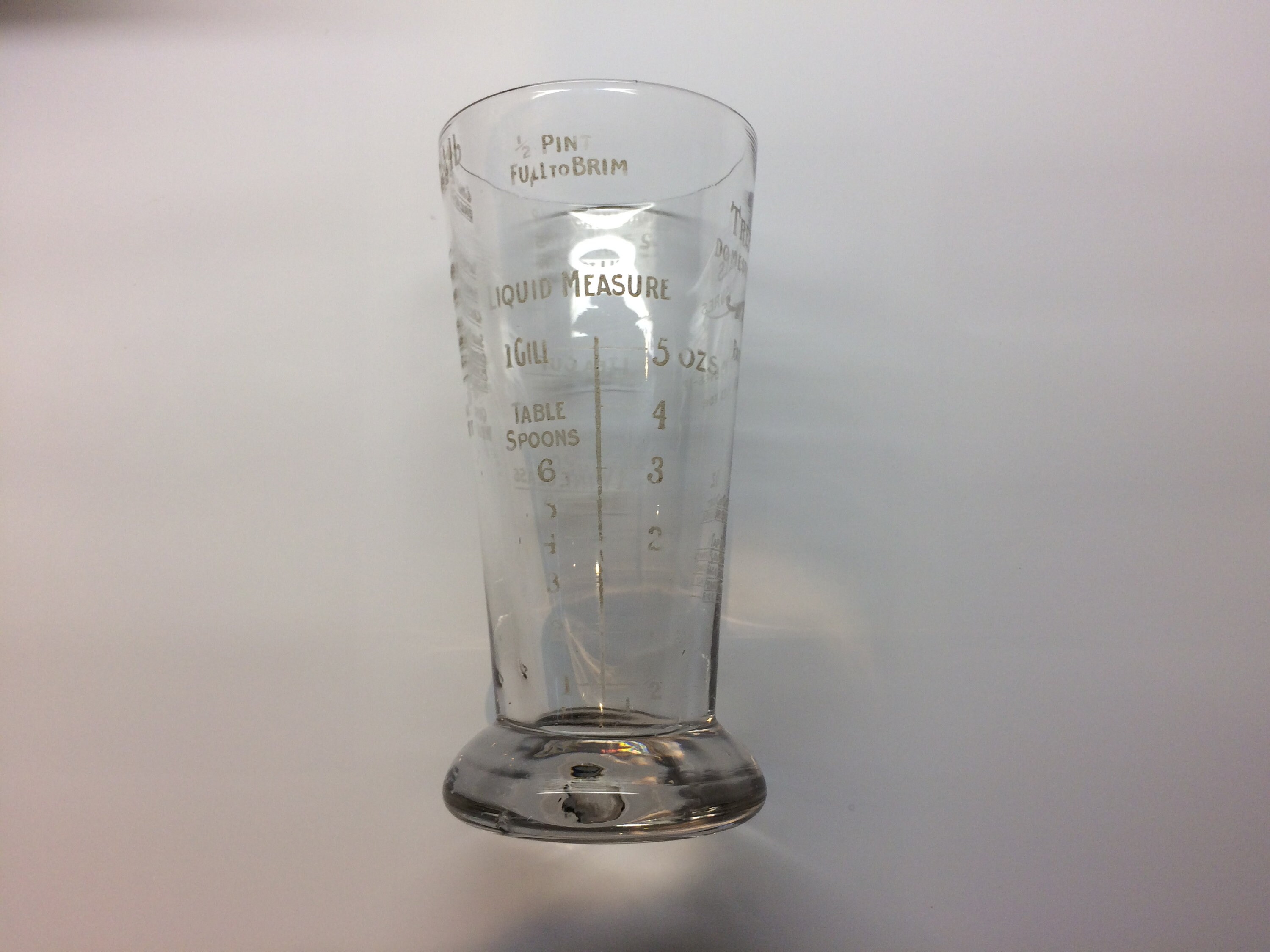 Vintage glass kitchen measure Etsy